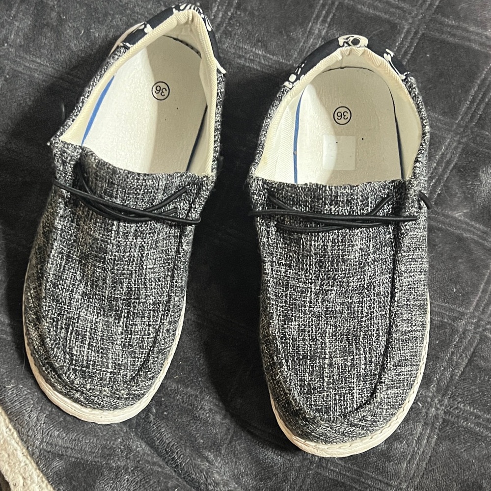 Stylish Black and White Women's Loafers